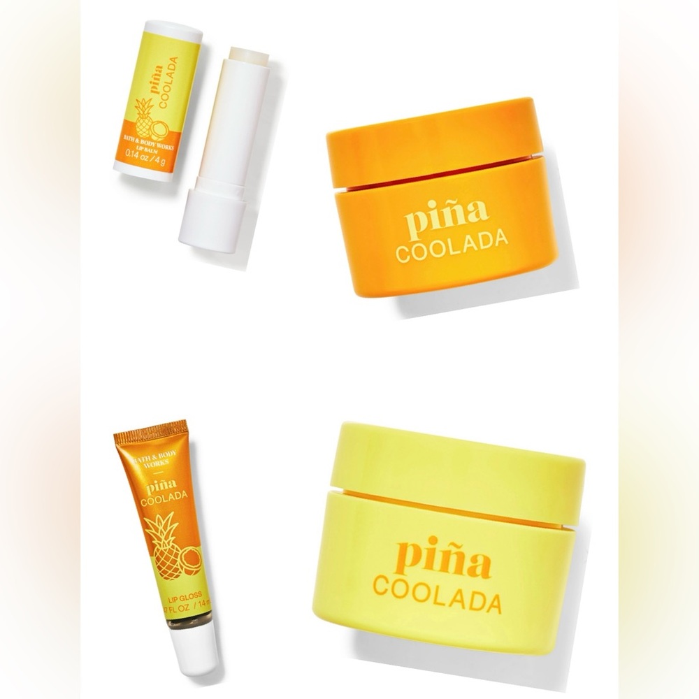 New/Unopened Piña Coolada Lip Care Bundle - Bath & Body Works